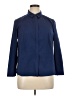 AKRIS Solid Blue Coat Size 16 - photo 1