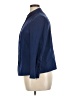 AKRIS Solid Blue Coat Size 16 - photo 5