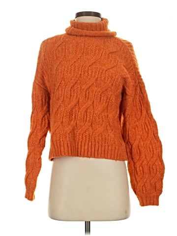 Blue Rain Turtleneck Sweater (view 1)