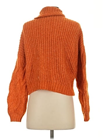 Blue Rain Turtleneck Sweater (view 2)