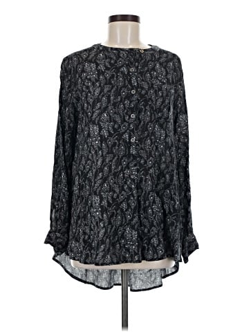 En Creme Long Sleeve Blouse (view 1)