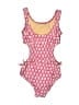 Crewcuts Tweed Pink One Piece Swimsuit Size 4 - 5 - photo 2