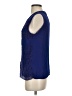 Brixon Ivy 100% Cotton Blue Sleeveless Top Size S - photo 5