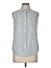 Jones New York Collection 100% Polyester Polka Dots White Sleeveless Blouse Size 6 - photo 1
