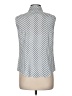 Jones New York Collection 100% Polyester Polka Dots White Sleeveless Blouse Size 6 - photo 2