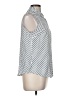 Jones New York Collection 100% Polyester Polka Dots White Sleeveless Blouse Size 6 - photo 4