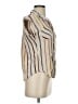 Mod Boutique Stripes Ivory Short Sleeve Blouse Size S - photo 4