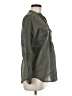 Zara Basic 100% Baumwolle Green Long Sleeve Button-Down Shirt Size M - photo 4