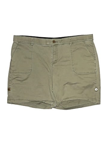 Lane Bryant Khaki Shorts (view 1)