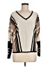 T Tahari Stripes Tan Pullover Sweater Size M - photo 1