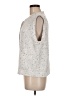 Central Park West 100% Polyester Silver Sweater Vest Size M - photo 5