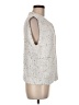 Central Park West 100% Polyester Silver Sweater Vest Size M - photo 4
