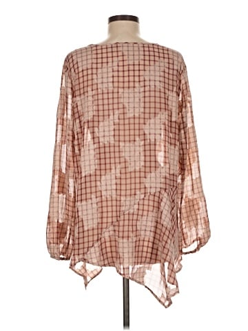 LOGO by Lori Goldstein 3/4 Sleeve Blouse (view 2)