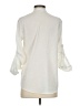 Calvin Klein 100% Polyester Ivory 3/4 Sleeve Blouse Size S - photo 2