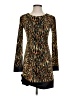 Cache Animal Print Brown Casual Dress Size 2 - photo 1