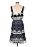 Libby Edelman 100% Polyester Tie-dye Gray Casual Dress Size L - photo 2