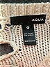 Aqua Metallic Tan Pullover Sweater Size XS - photo 7