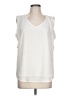 Olive and Oak 100% Polyester Ivory Sleeveless Blouse Size L - photo 1