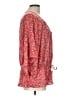 Kenar 100% Polyester Red 3/4 Sleeve Blouse Size L - photo 4