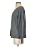 Lucky Brand Solid Gray Pullover Sweater Size S - photo 5