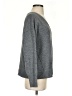 Lucky Brand Solid Gray Pullover Sweater Size S - photo 4