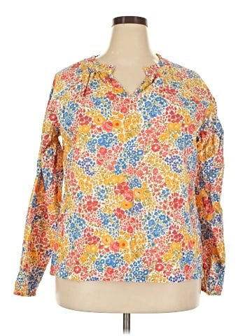 Croft & Barrow Long Sleeve Blouse (view 1)
