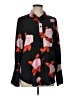 Who What Wear 100% Polyester Floral Black Long Sleeve Blouse Size L - photo 1