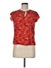 IKKS Red Short Sleeve Blouse Size M (estimated) - photo 1