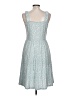 Unbranded 100% Polyester Polka Dots Teal Casual Dress Size L - photo 2