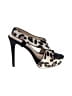 Diane von Furstenberg Animal Print Ivory Sandals Size 7 1/2 - photo 1