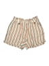 American Eagle Outfitters 100% Viscose Stripes Orange Shorts Size S - photo 1