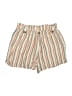 American Eagle Outfitters 100% Viscose Stripes Orange Shorts Size S - photo 2