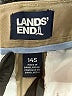 Lands' End Solid Tan Khaki Shorts Size 14S - photo 3