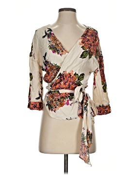 Pink Clover 3/4 Sleeve Blouse