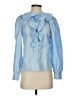 Only Blue Long Sleeve Blouse Size XS - photo 1