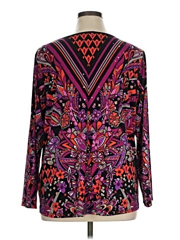Bob Mackie Long Sleeve T-Shirt (view 2)
