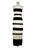 ATM Stripes Ivory Casual Dress Size M - photo 1