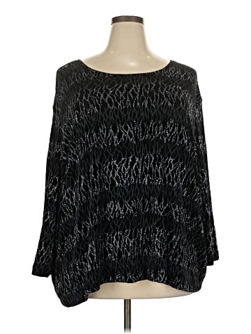 Maggie Barnes 3/4 Sleeve Top (view 1)