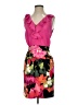 Tabitha 100% Polyester Tropical Pink Cocktail Dress Size 2 - photo 1