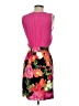 Tabitha 100% Polyester Tropical Pink Cocktail Dress Size 2 - photo 2