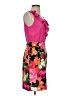 Tabitha 100% Polyester Tropical Pink Cocktail Dress Size 2 - photo 4
