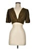Zara Brown Short Sleeve Top Size M - photo 1
