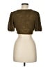 Zara Brown Short Sleeve Top Size M - photo 2