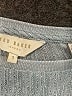 Ted Baker London Silver Short Sleeve Top Size 4 (1) - photo 7