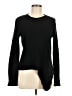 Madewell Black Texture &amp; Thread Jacquard Knot-Front Top Size M - photo 1
