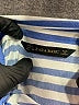 Zara Basic Stripes Blue 3/4 Sleeve Button-Down Shirt Size L - photo 7