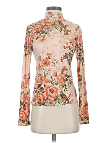 Zara W&B Collection Long Sleeve Blouse (view 1)