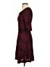Max Studio Argyle Burgundy Casual Dress Size XS - photo 5