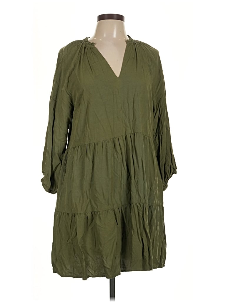 Pre-owned The Drop Casual Dress In Green
