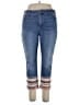 Chico's Chevron-herringbone Blue Jeans Size 16 - photo 1